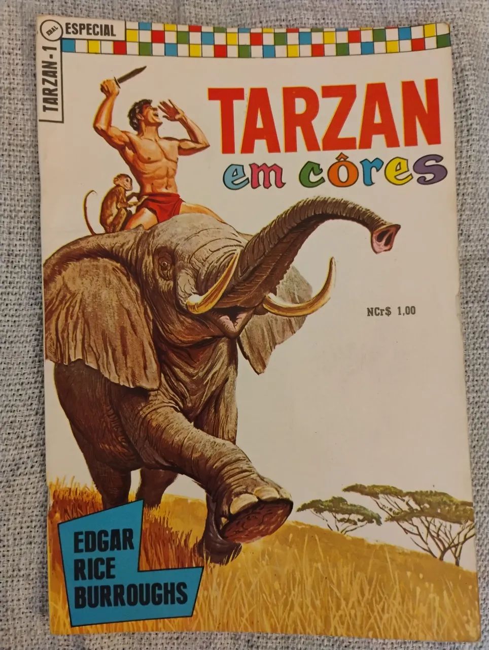 TARZAN EM CORES n°1 (06/1969) EBAL