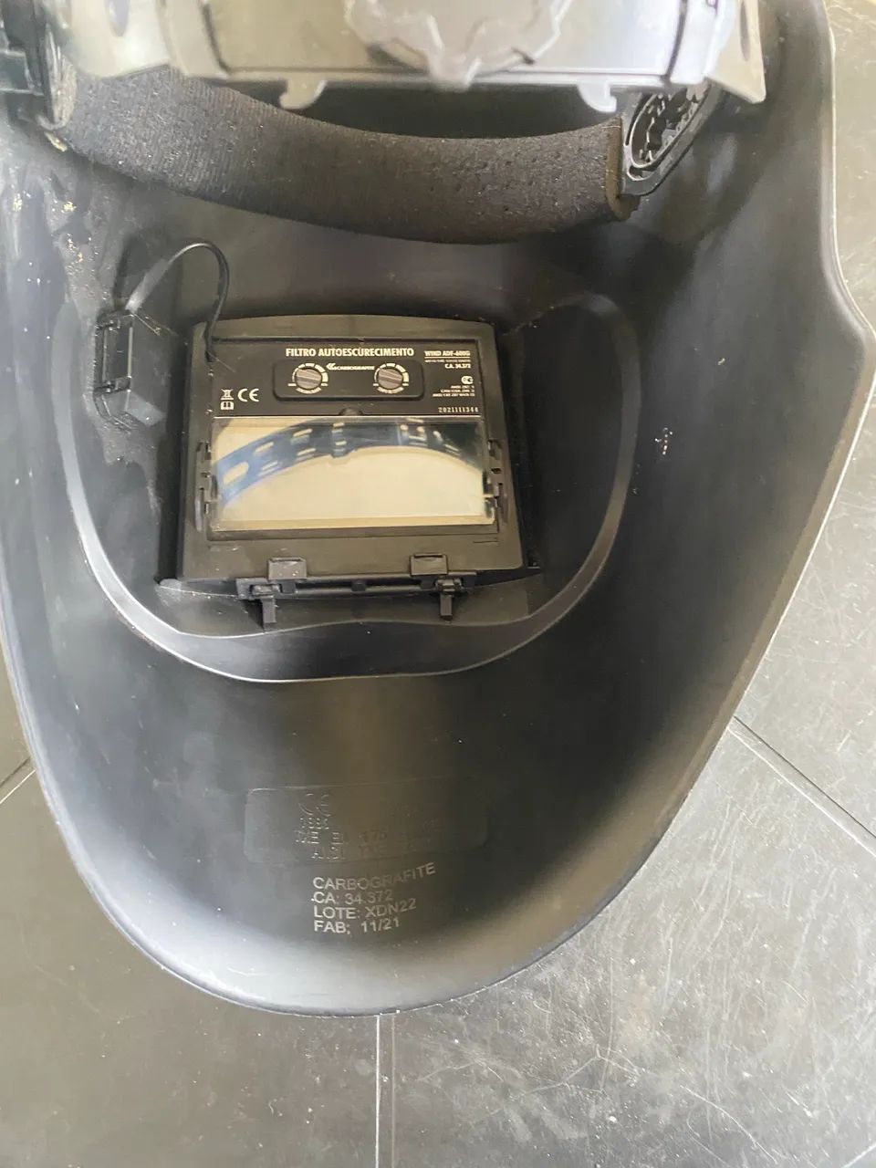 Máscara automática WIND CARBONGRAFITE nunca usada