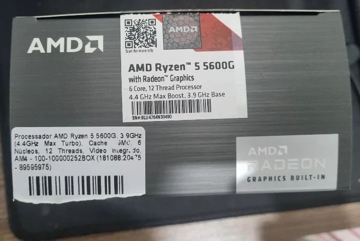 Processador AMD Ryzen 5 5600G (COM COOLER) - Foto 5