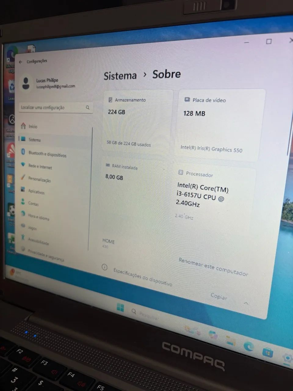 Notebook Compac I3  - Foto 5