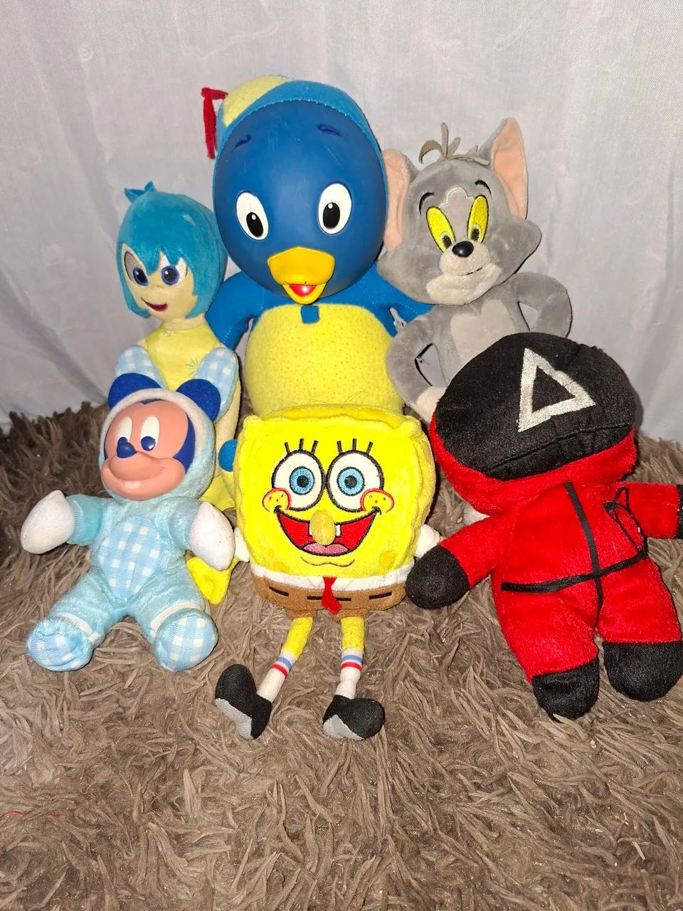 Lote Bonecos Pelúcia Desenhos Animados  - Foto 3
