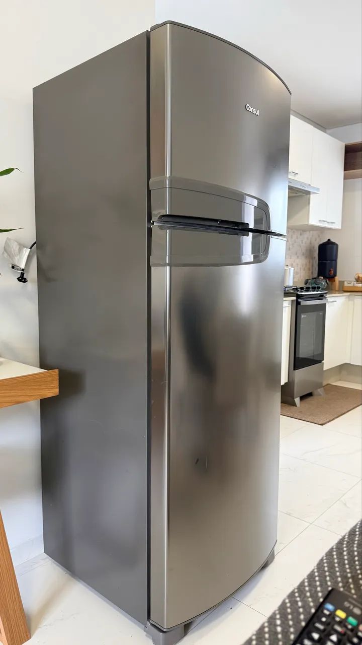 Geladeira Consul inox  