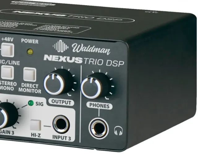 Interface de Áudio Nexus Trio DSP Waldman - Foto 3