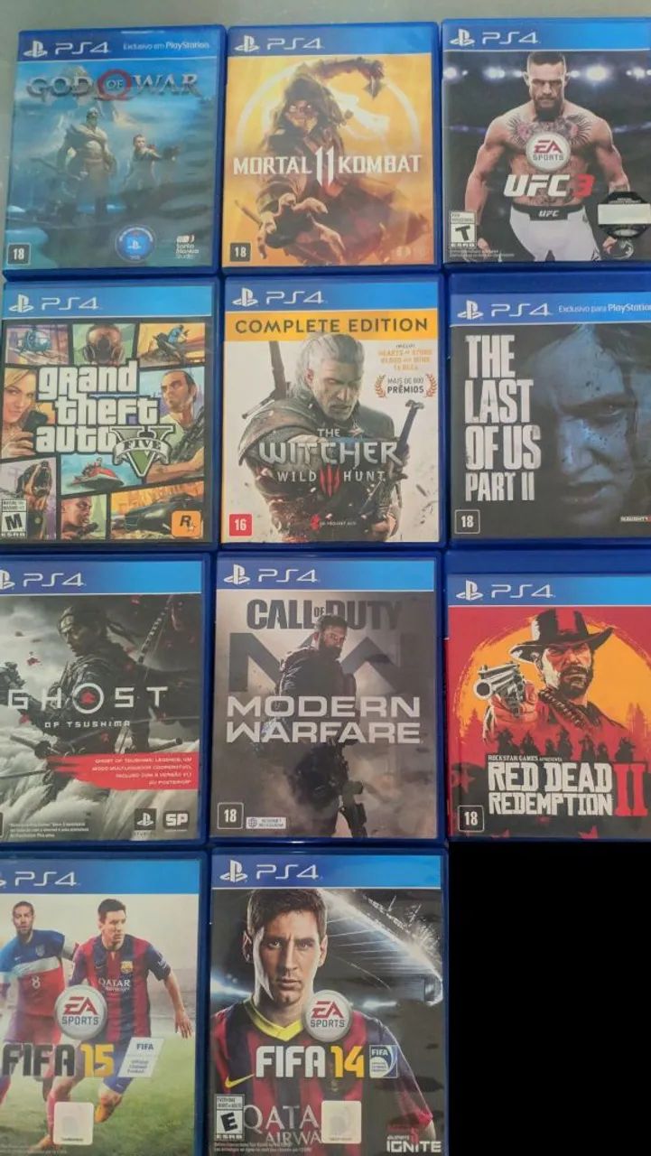 Lote 11 Jogos Ps4 - Foto 2