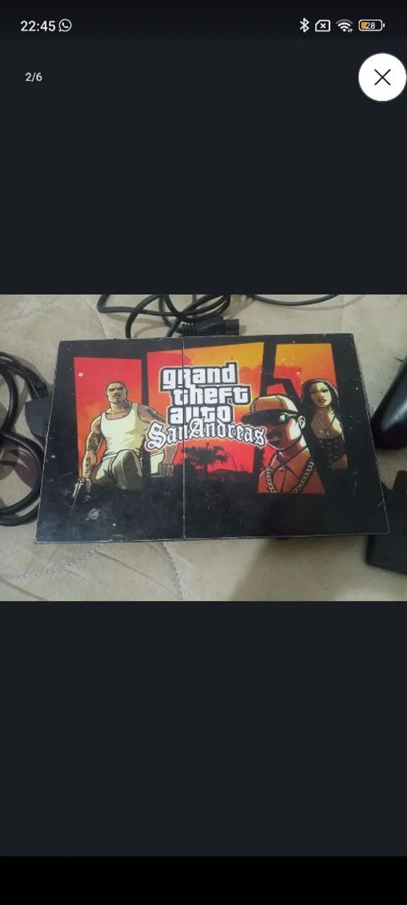 PS2 para retirar peças