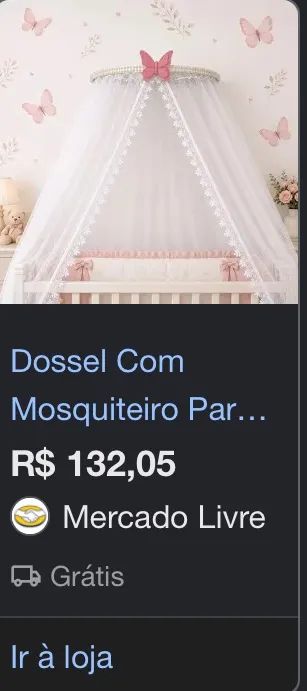 Dossel com mosquiteiro  - Foto 4