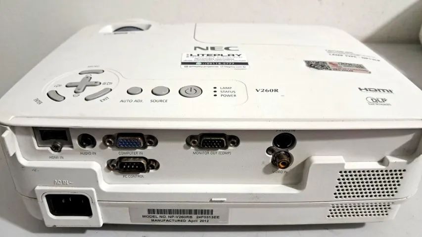 Projetor Nec NP-V260r Svga - Foto 2