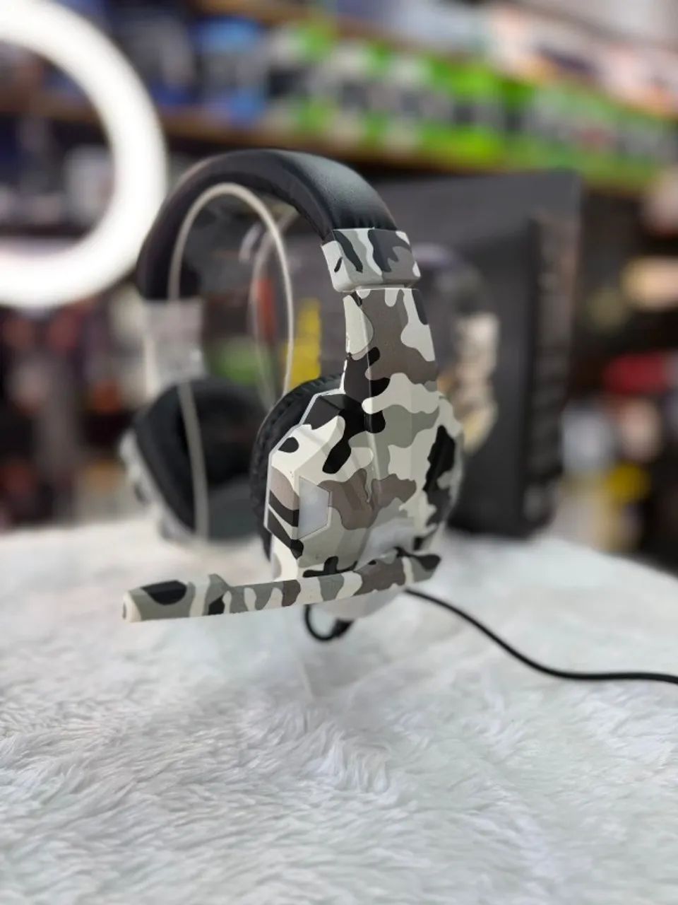 Headset Gamer Camuflado