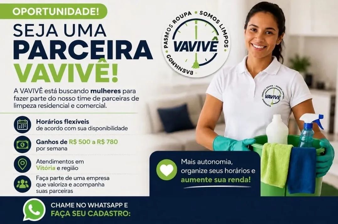 Diária de faxina 