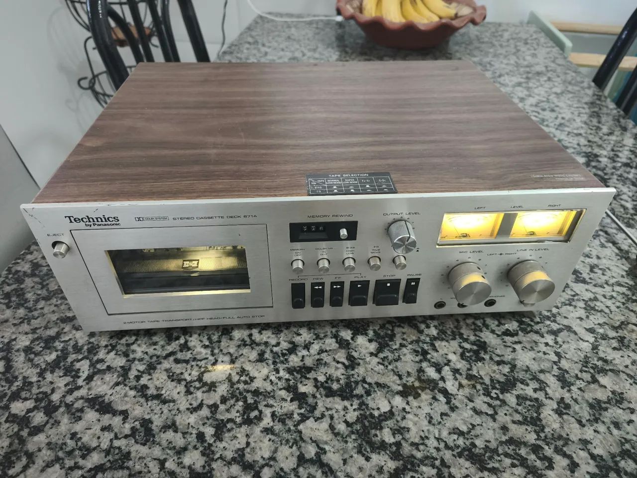 Tape deck Technics 671 A - Foto 3