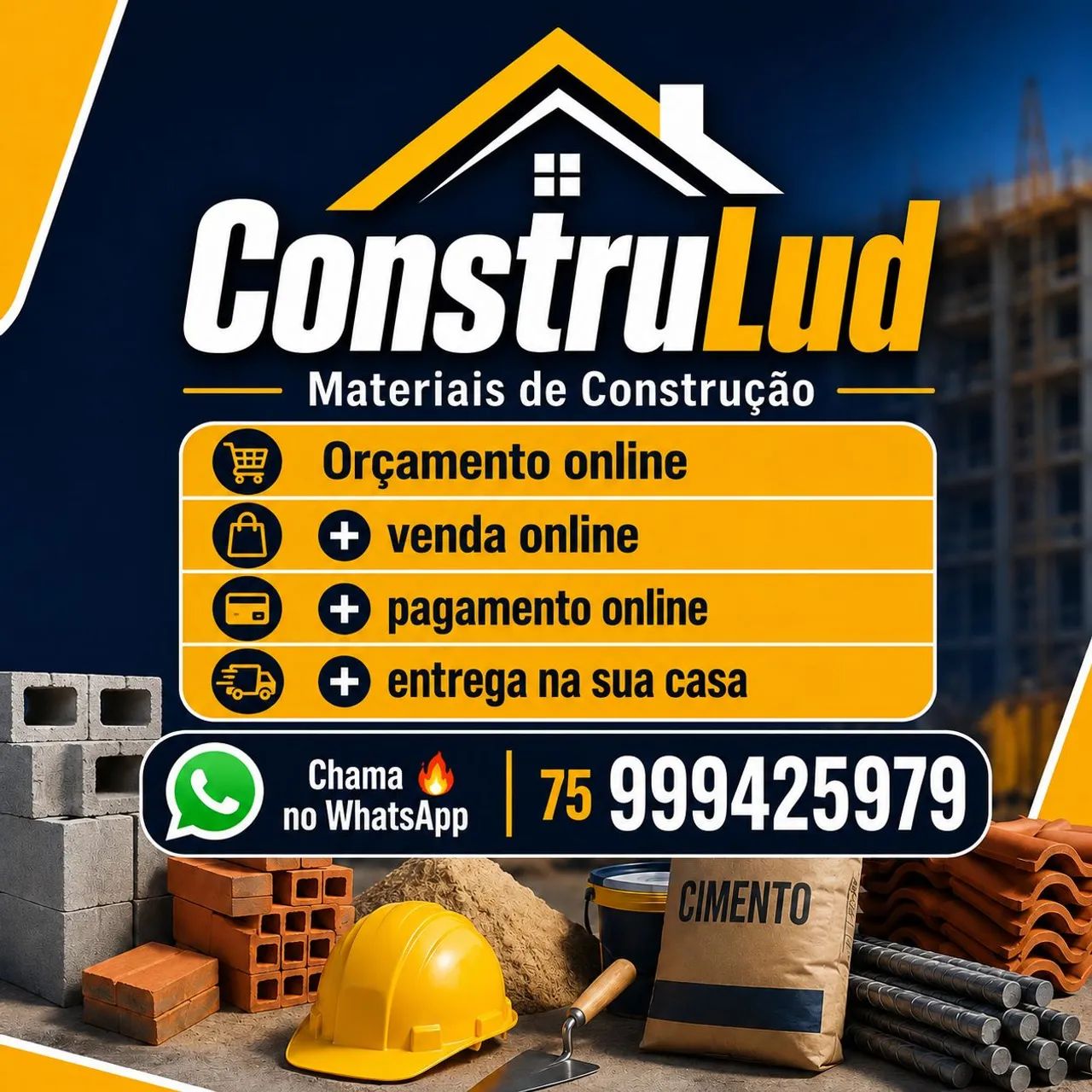 ConstruLud Mat. De Construção 