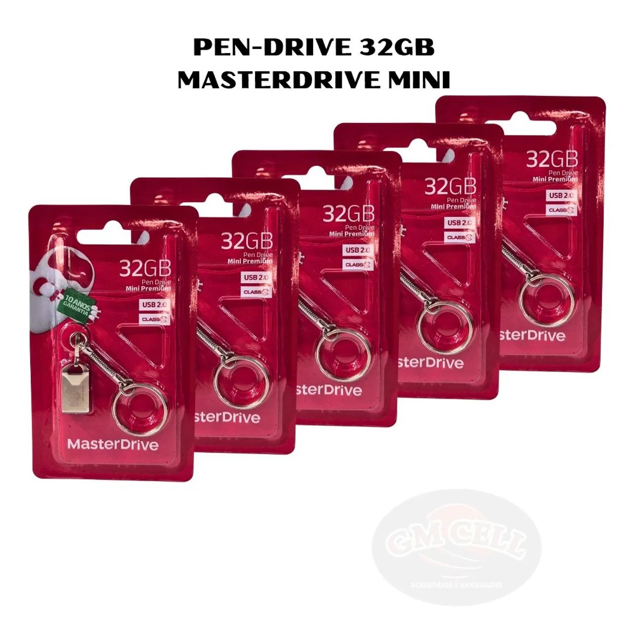 Pen Drive 32GB MasterDrive Mini kit 5 unidades