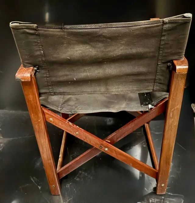 Cadeira de diretor antiga original - Foto 5