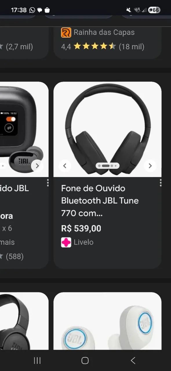 Fone de ouvido JBL ORIGINAL- SEMI NOVO - Foto 5