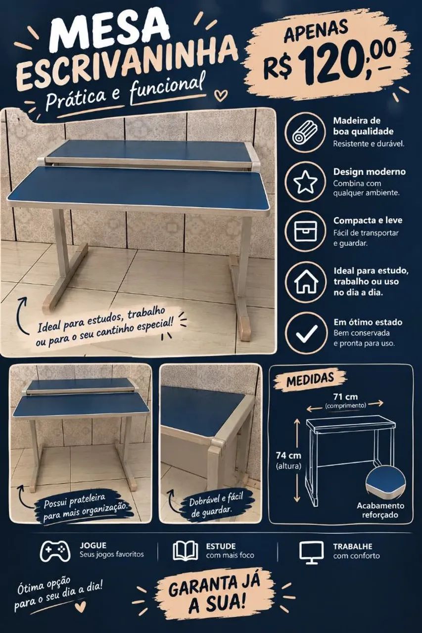 Mesa de estudos 