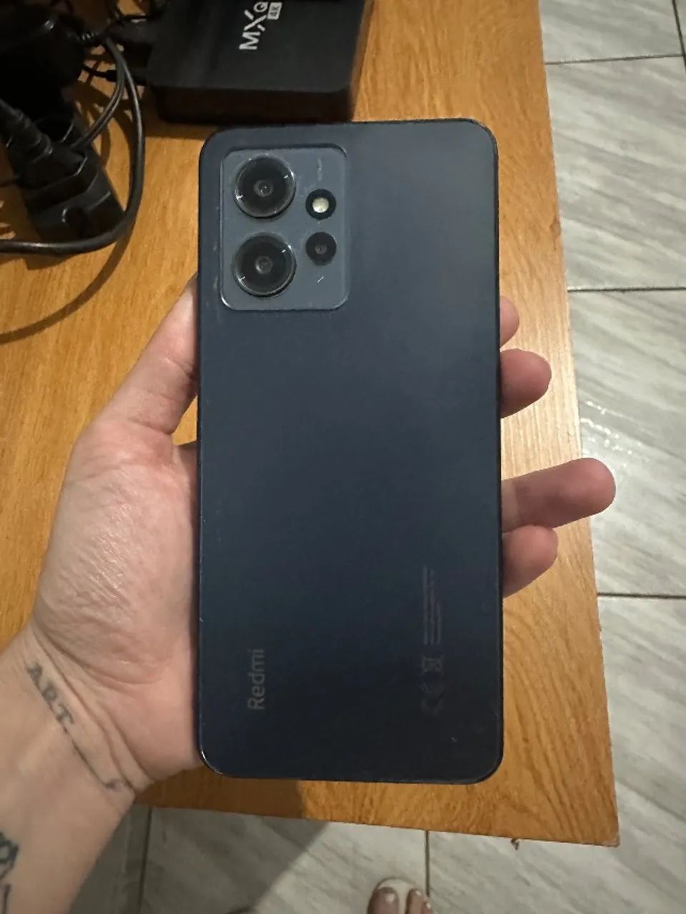 Celular Redmi Note 12 preto - Foto 3