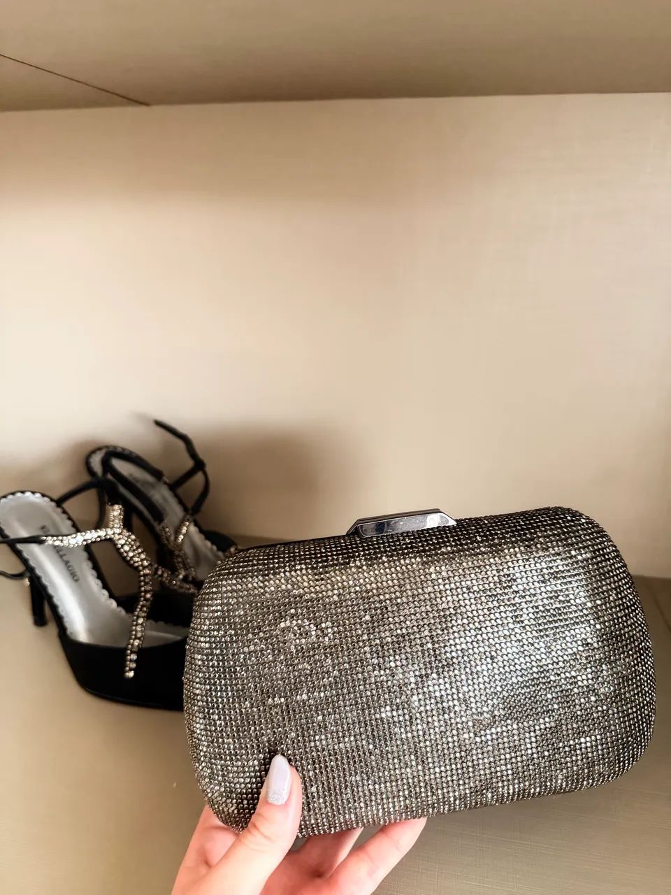 Clutch preta de festa  - Foto 2