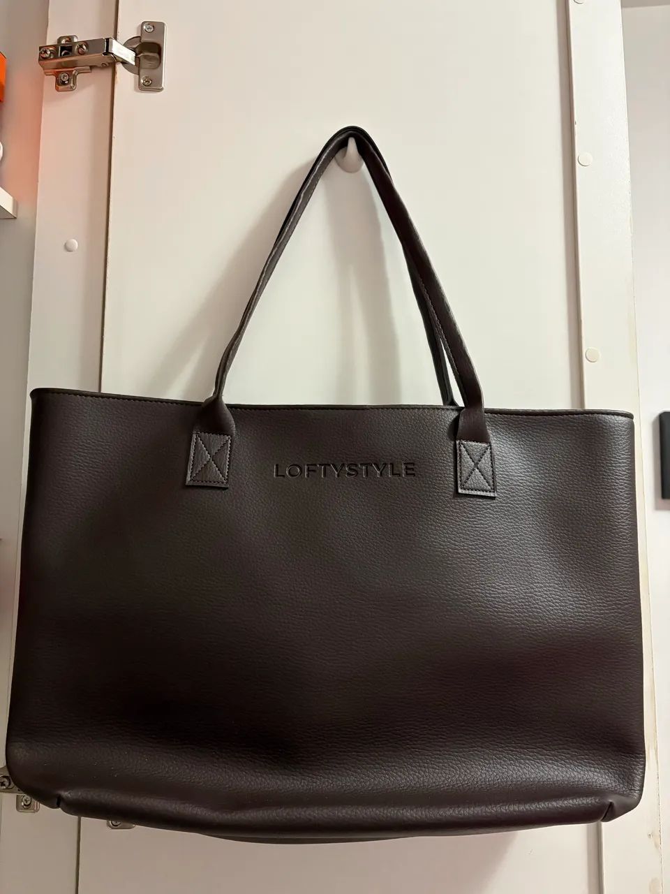 Bolsa Lofty Style Tote Grande - Marrom