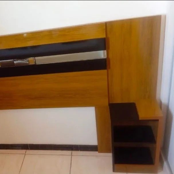 Cabeceira Casal Com Criado Mudo - Foto 4
