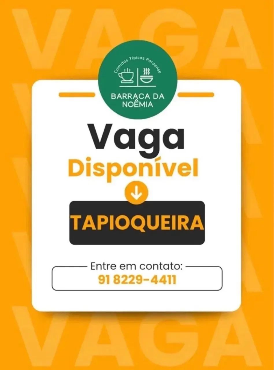 Vaga Tapioqueira 