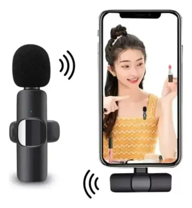 Microfone De Lapela Tipo C Profissional Bluetooth - Foto 3