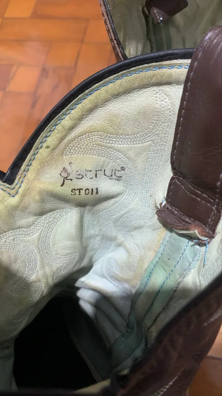 Bota texana couro jacaré legitimo 