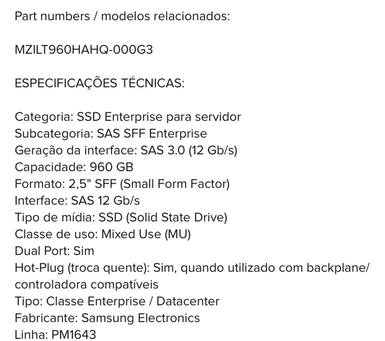 SSD ENTERPRISE 2.5 960gb sas 12gb/s - Foto 4