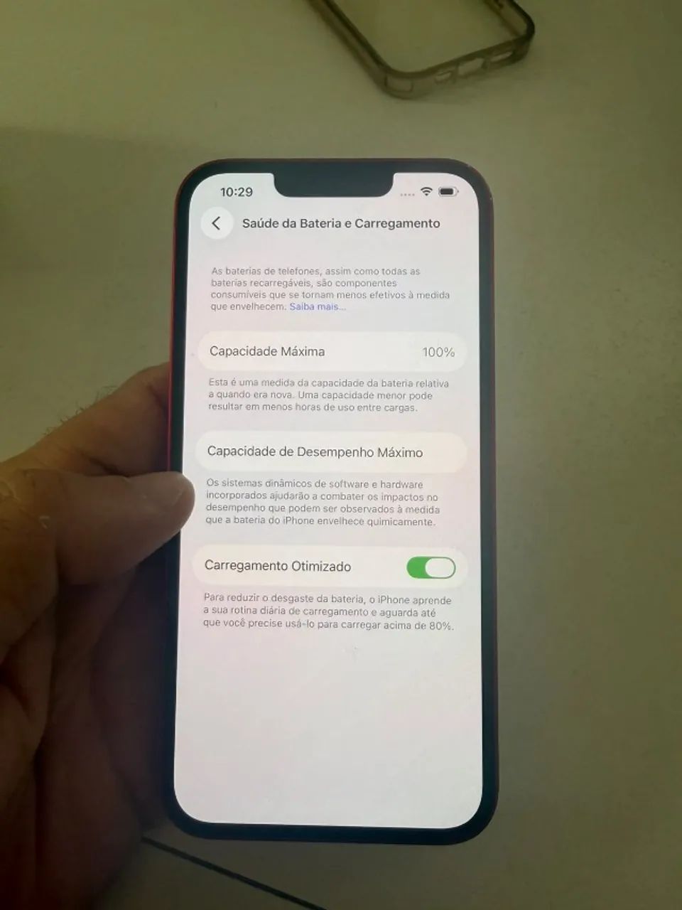 Iphone 13 - red - 128GB - Bateria 100% - Foto 2