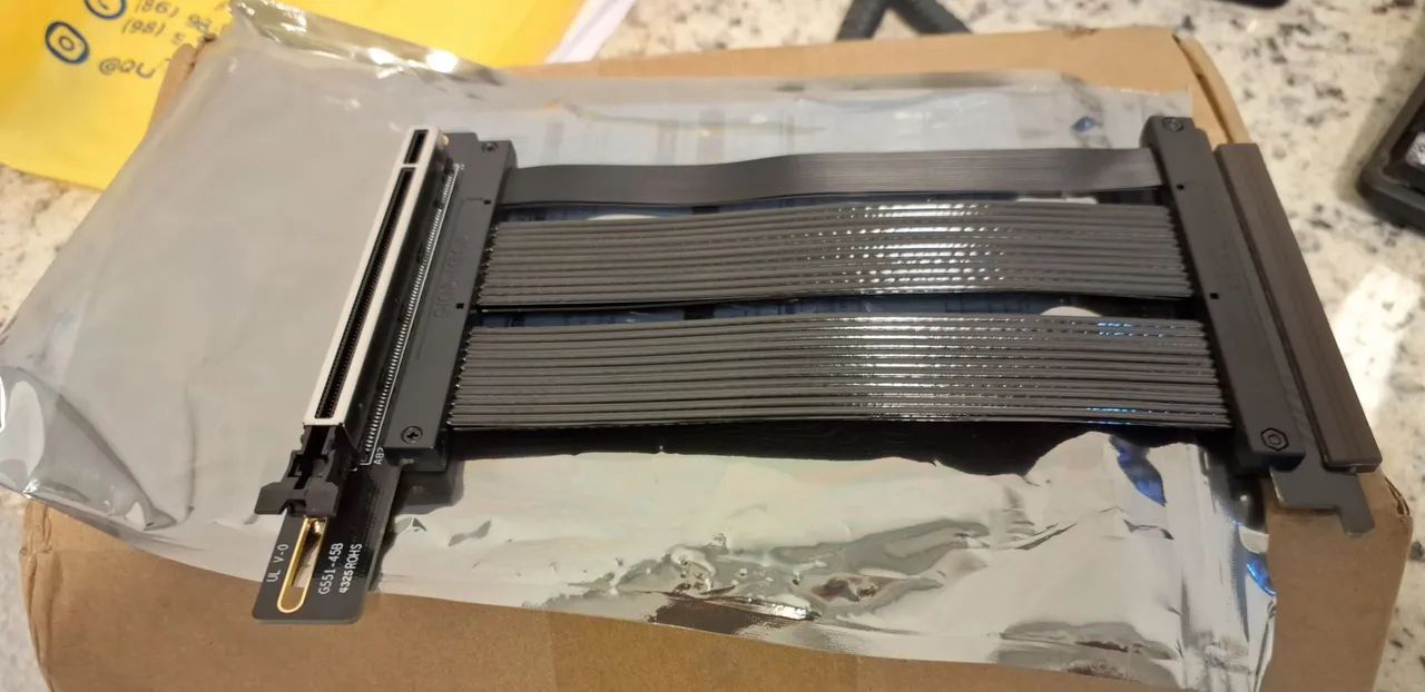 Cabo extensor riser pci express 5.0 15mm - Foto 5