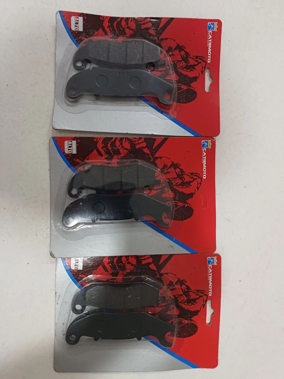 3 pares Pastilhas de freios moto CG 150 - Foto 2