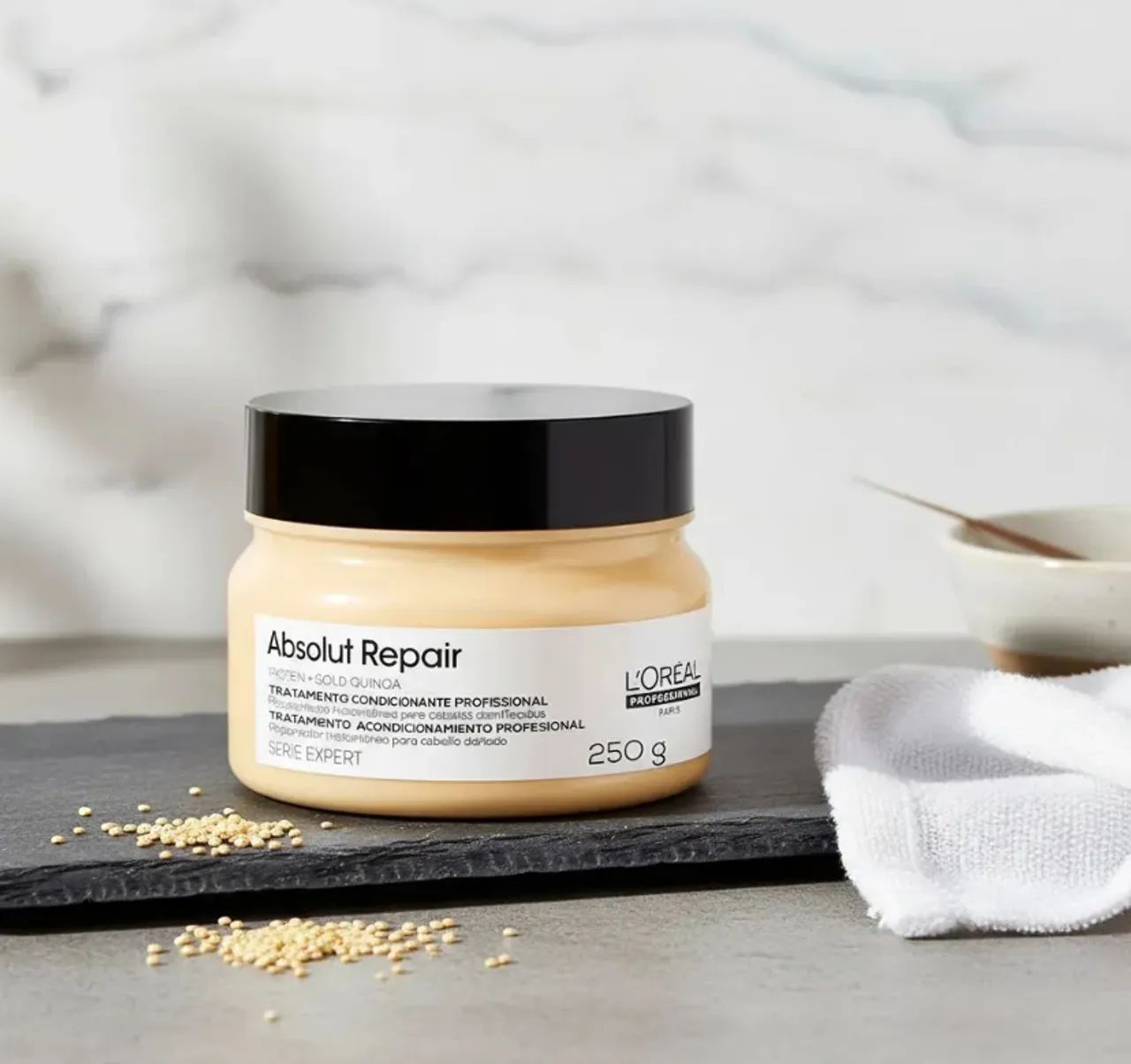 Máscara L?Oréal Professionnel Serie Expert Absolut Repair Gold  original - Foto 2