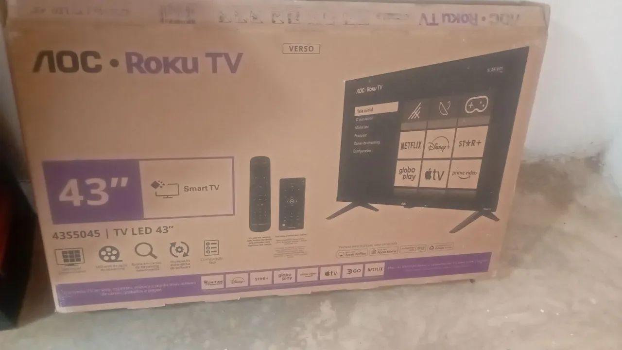 Tv smartv AOC 43 polegadas nota - Foto 3