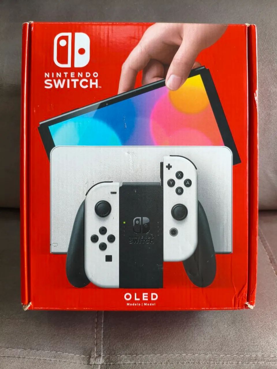 Nintendo Switch OLED 64GB + Cartão MicroSD 256GB + Pro Controller + Acessórios  - Foto 2