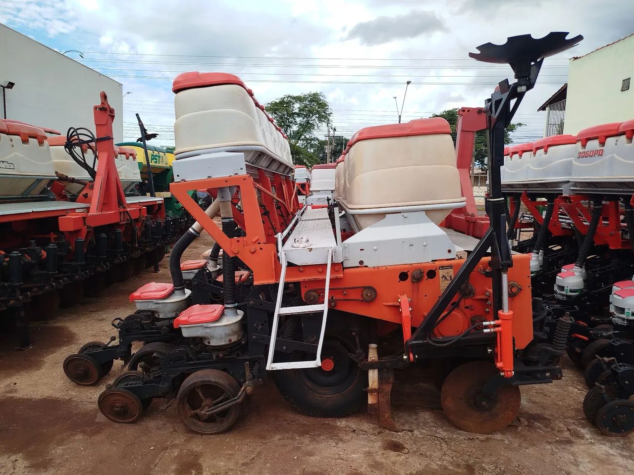 Plantadeira Jumil, 3080, 9 linhas de 50cm, pipoqueira, Monitor de semente. - Foto 5