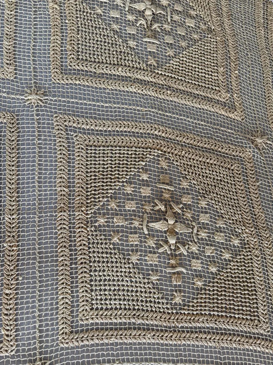Colcha filé 