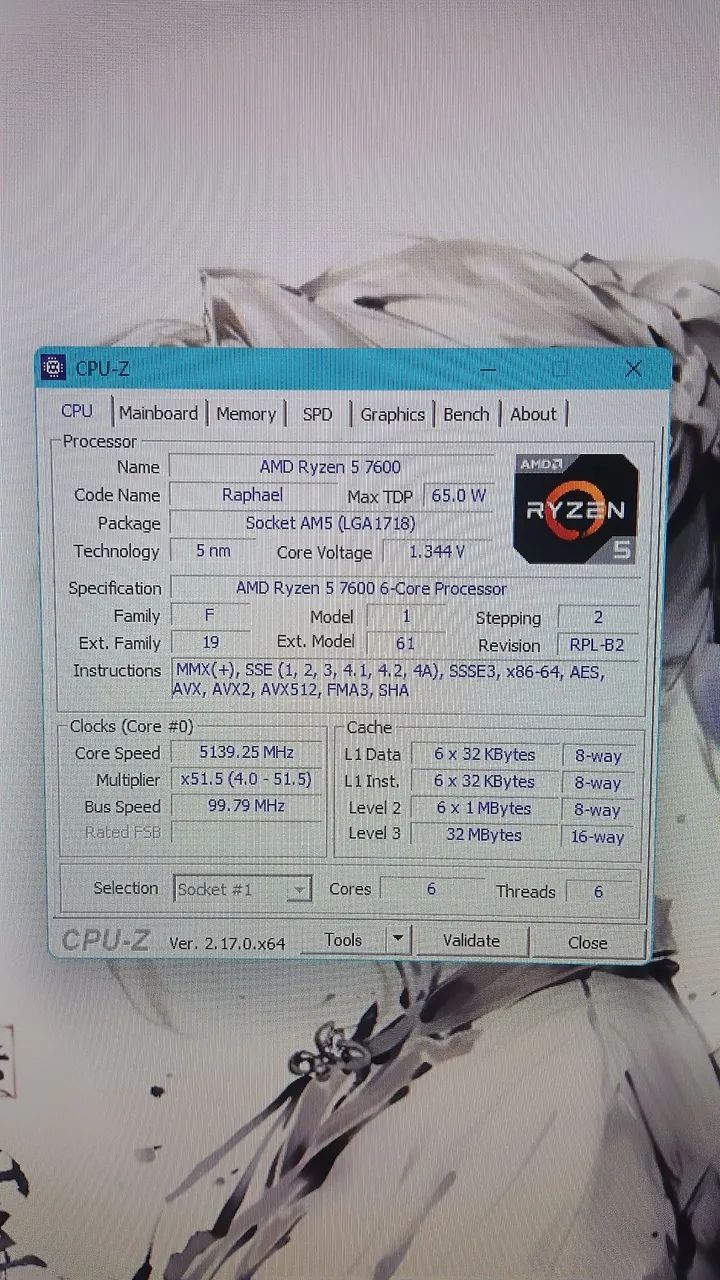 Processador AMD Ryzen 7600 AM5 - Foto 6