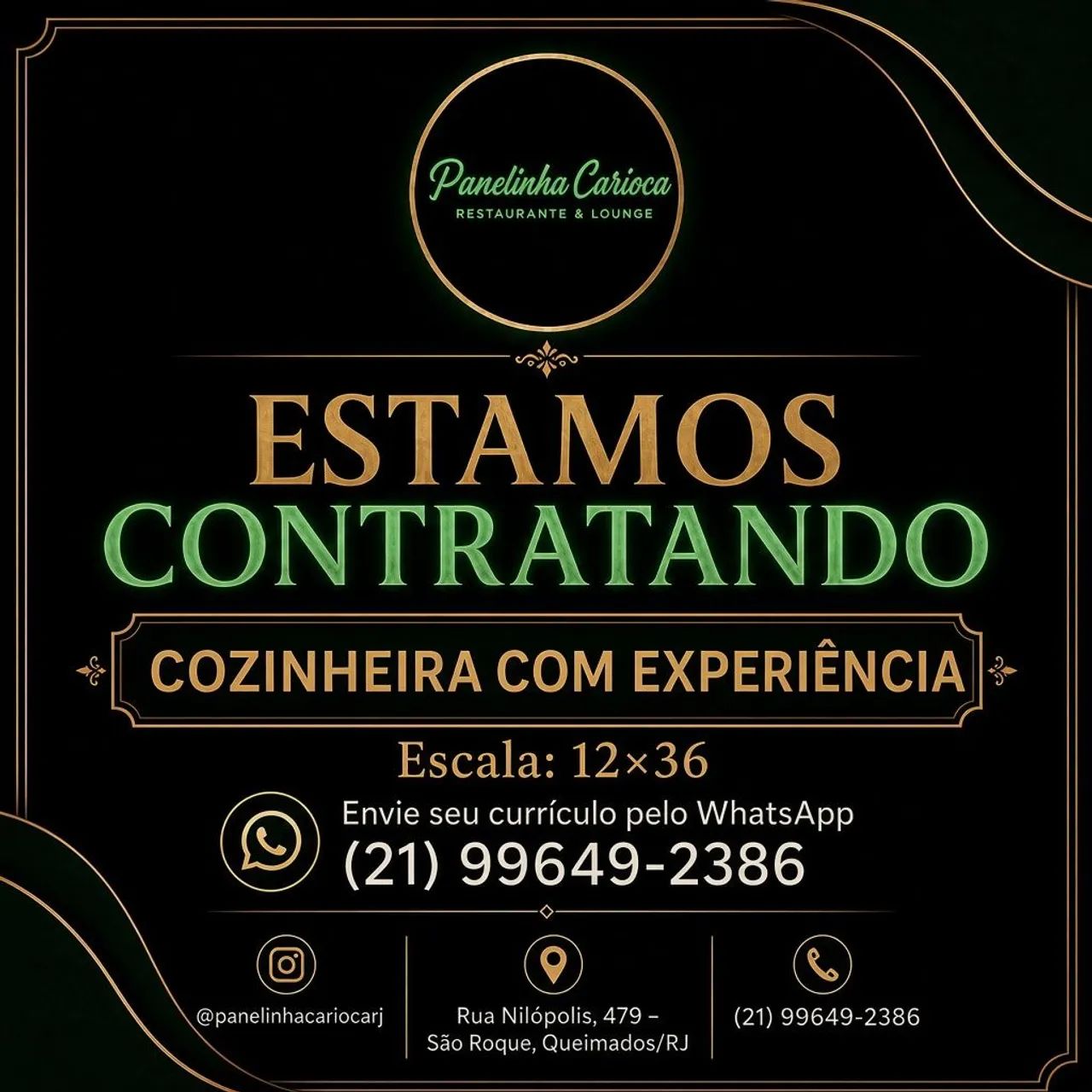 Vaga de emprego 