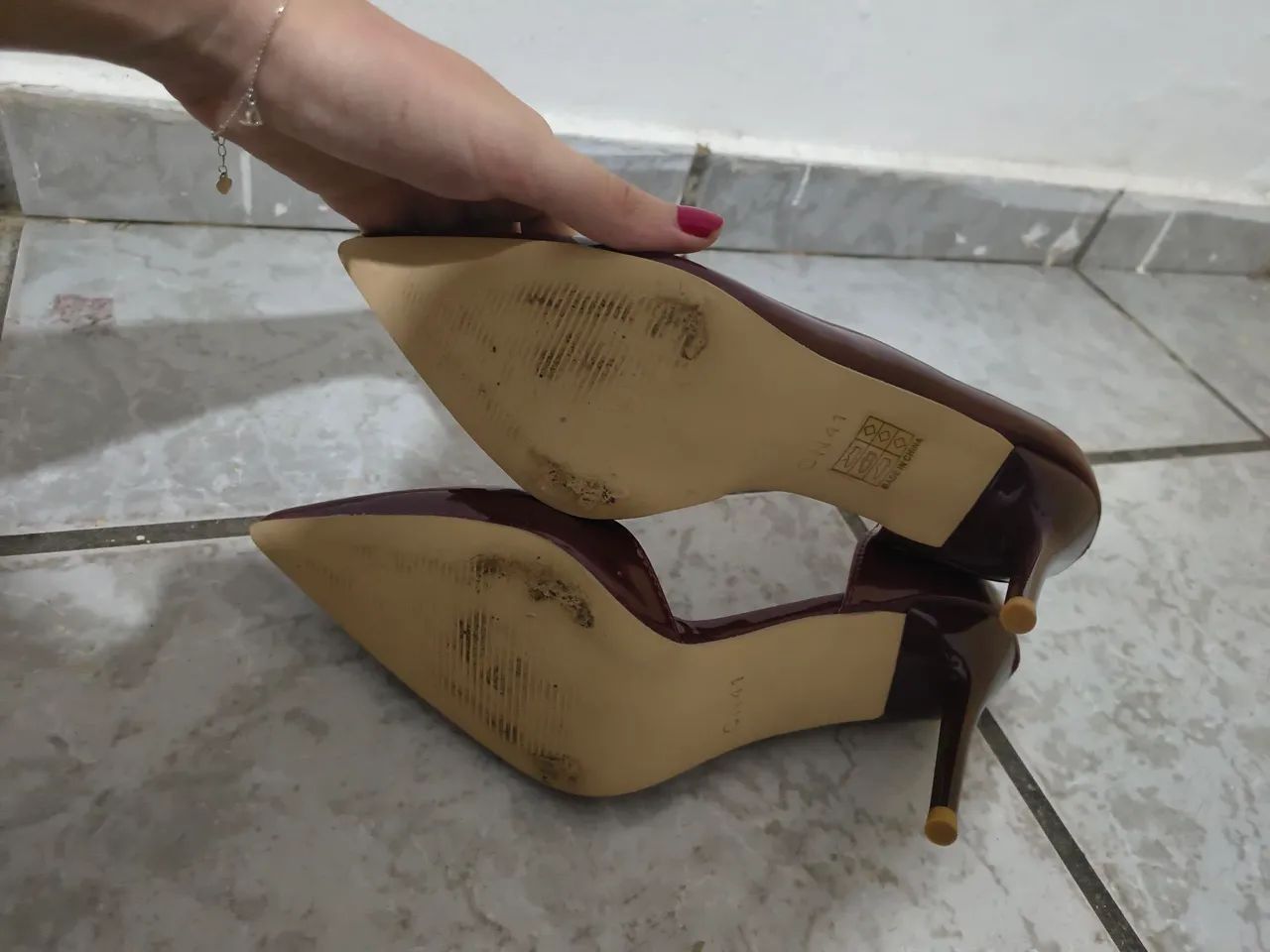 Scarpin Vinho - Foto 4