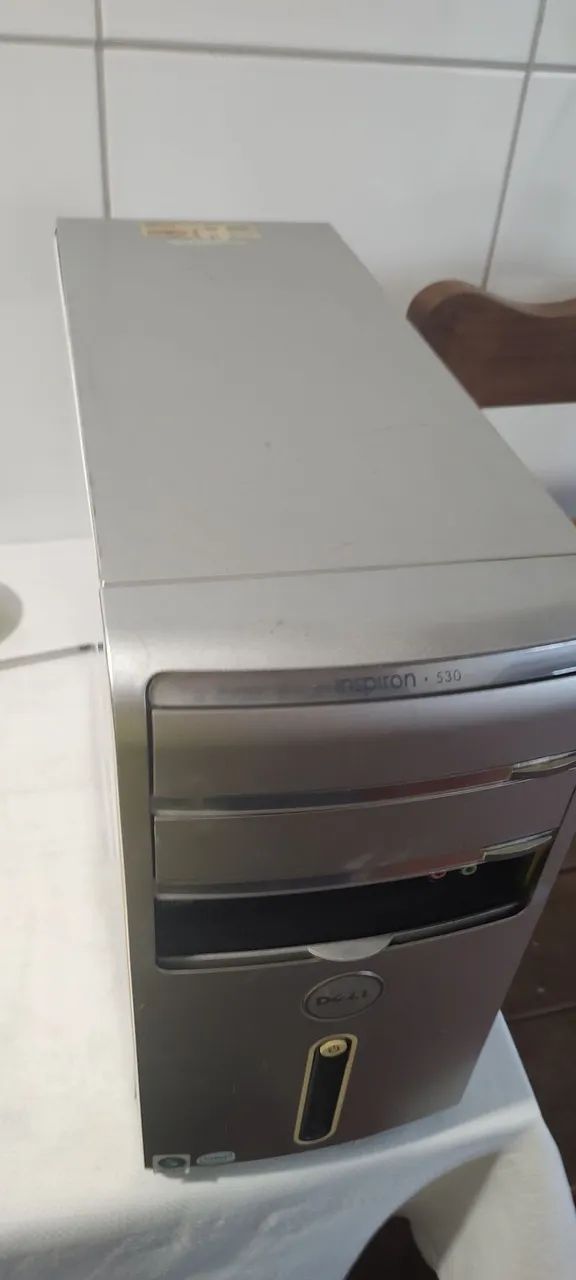 Computador CPU Dell Inspiron antigo funcionando ideal pra retrogamers ou comercio - Foto 3