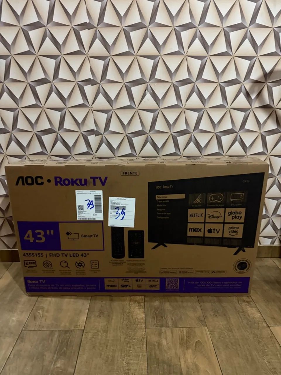 Smart Tv Led AOC 43 Polegadas | Nova | Lacrada  - Foto 2