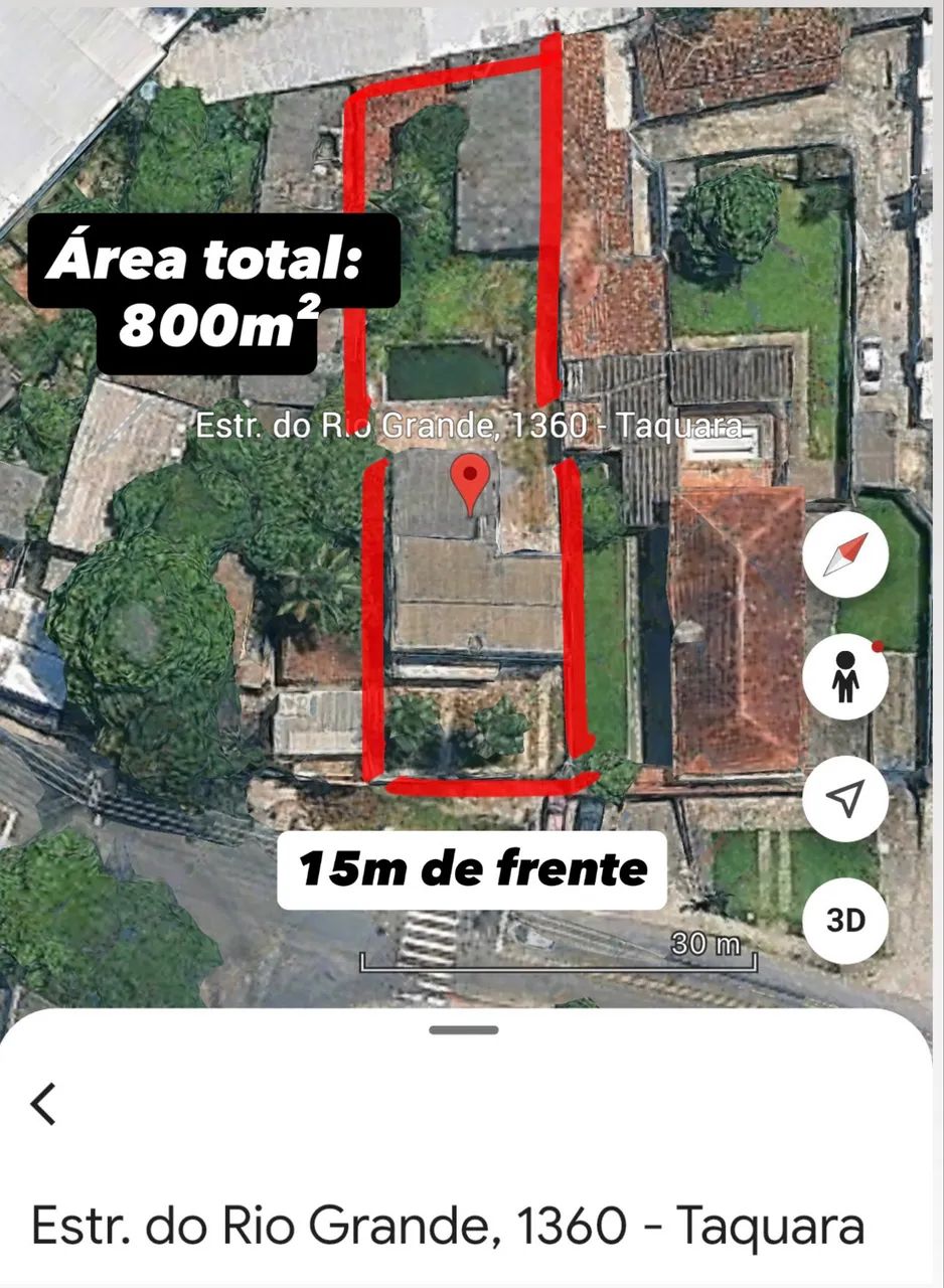Terreno comercial 800m2 - Taquara Jacarepaguá  - Foto 2