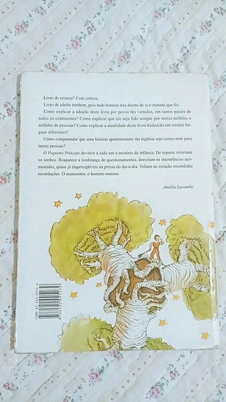 LIVRO Usado O Pequeno Príncipe: Com Aquarelas do Autor - Foto 2