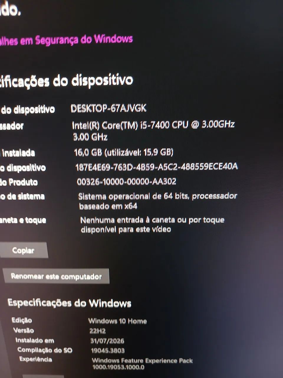  PC Gamer/Escritório - R$ 1.400<br> - Foto 3