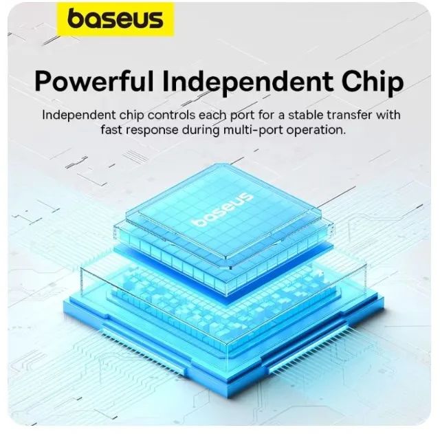 Hub Baseus Com 4 Portas Usb 3.0 Baseus P/ Pc Laptop Macbook - Foto 5