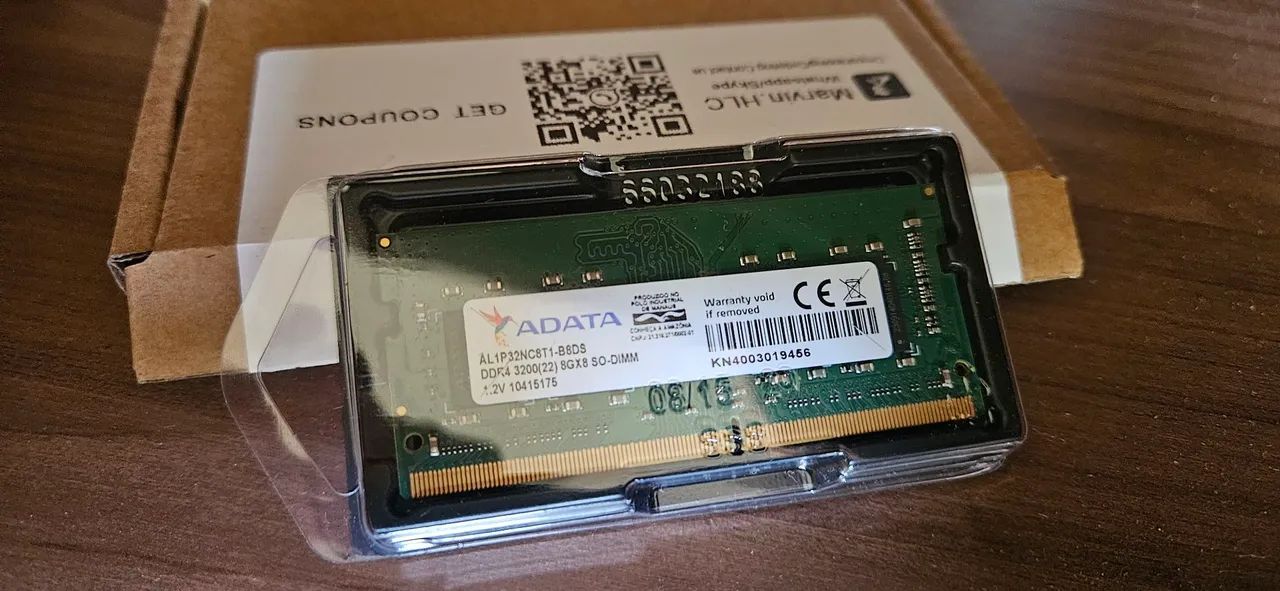 Memória ram 8gb ddr4 3200mhz (notebook)
