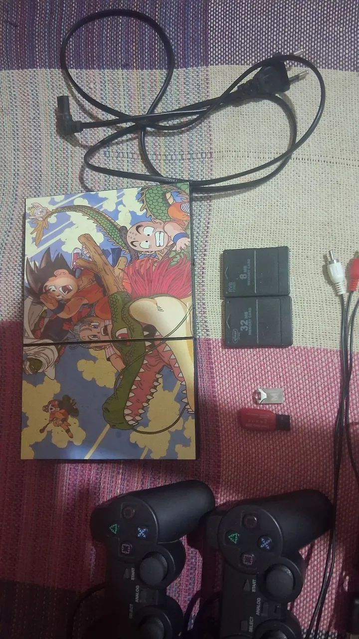 Ps2 funcionando perfeitamente... com vários clássicos.  - Foto 2