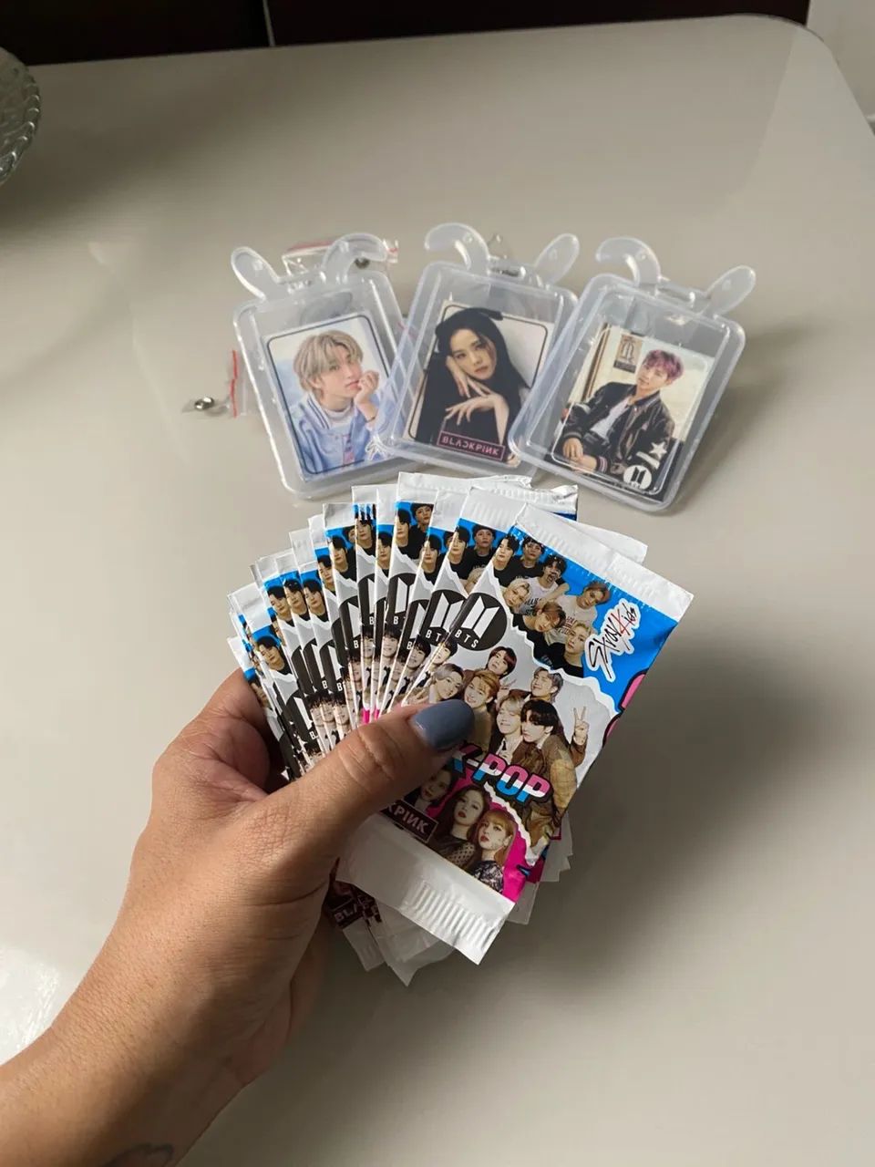Cards K-pop Blackpink, Stray Kids, BTS  - Foto 3