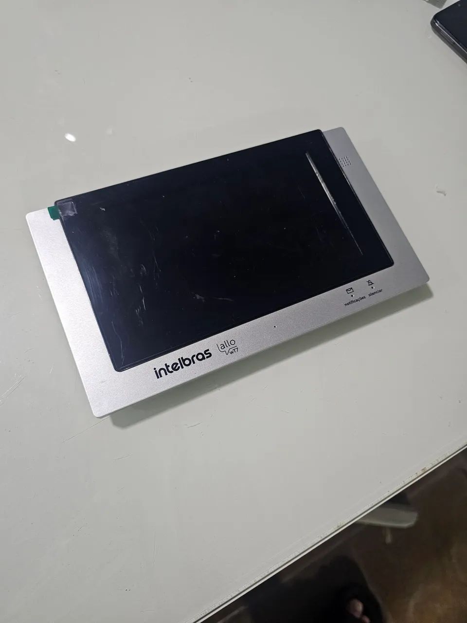 Módulo interno vídeo porteiro wt7 com defeito na placa