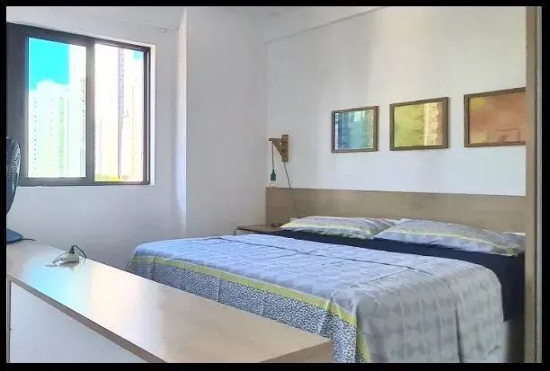 Flat Alugo Mobiliado nos Aflitos - Foto 12