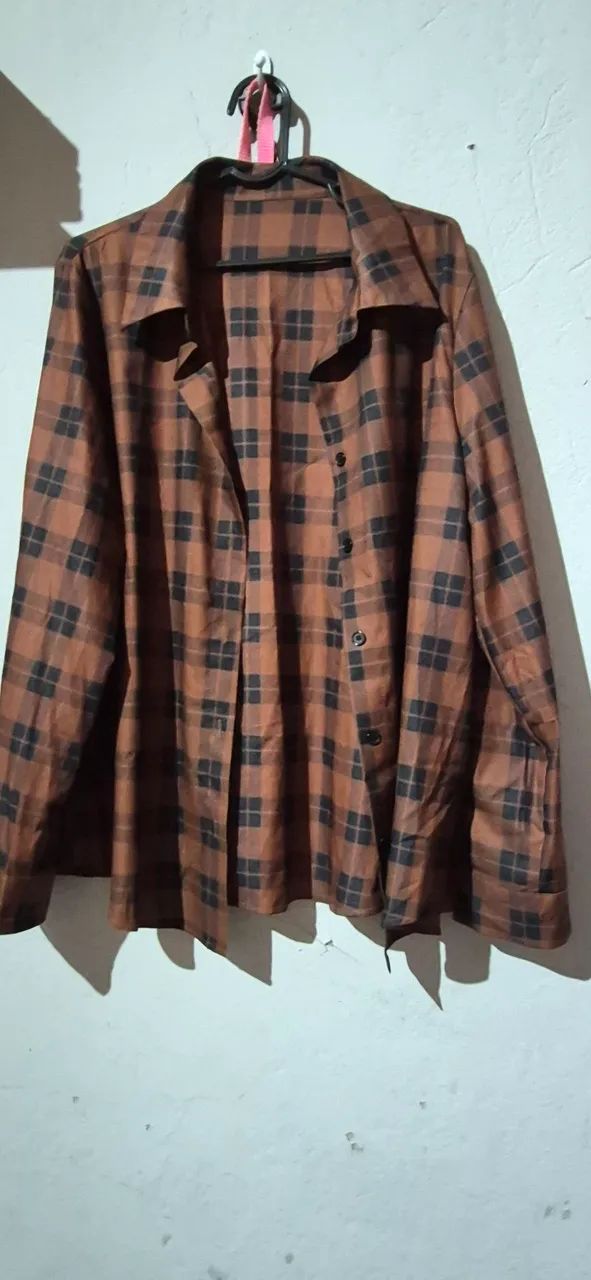 Camisa xadrez nova